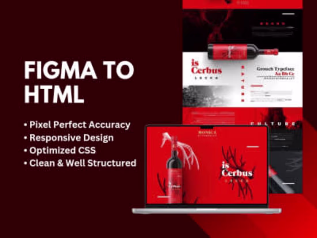 Cover image for Figma to HTML/CSS | Pixel-perfect Design