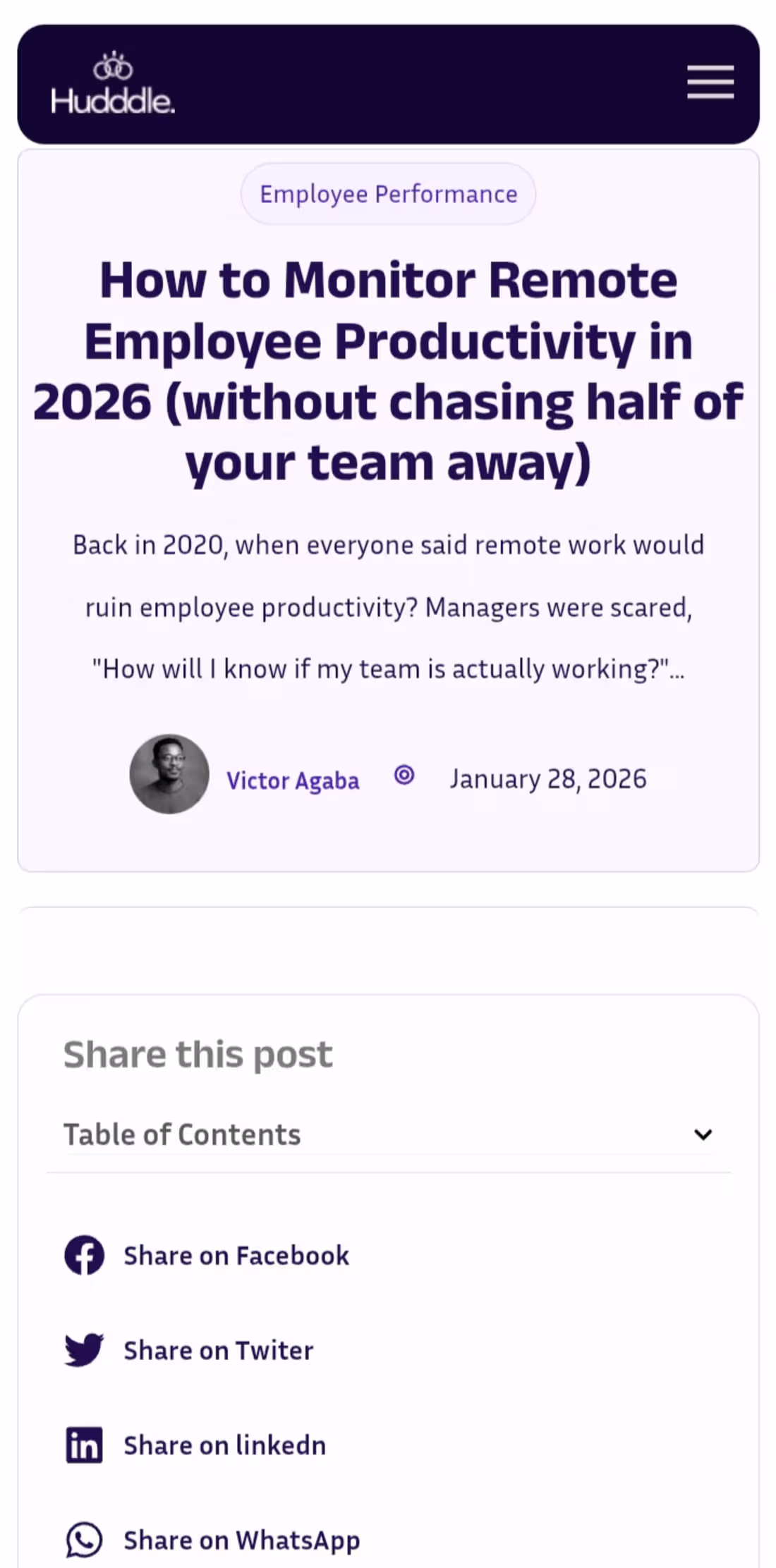 Cover image for A bylined article helping remote