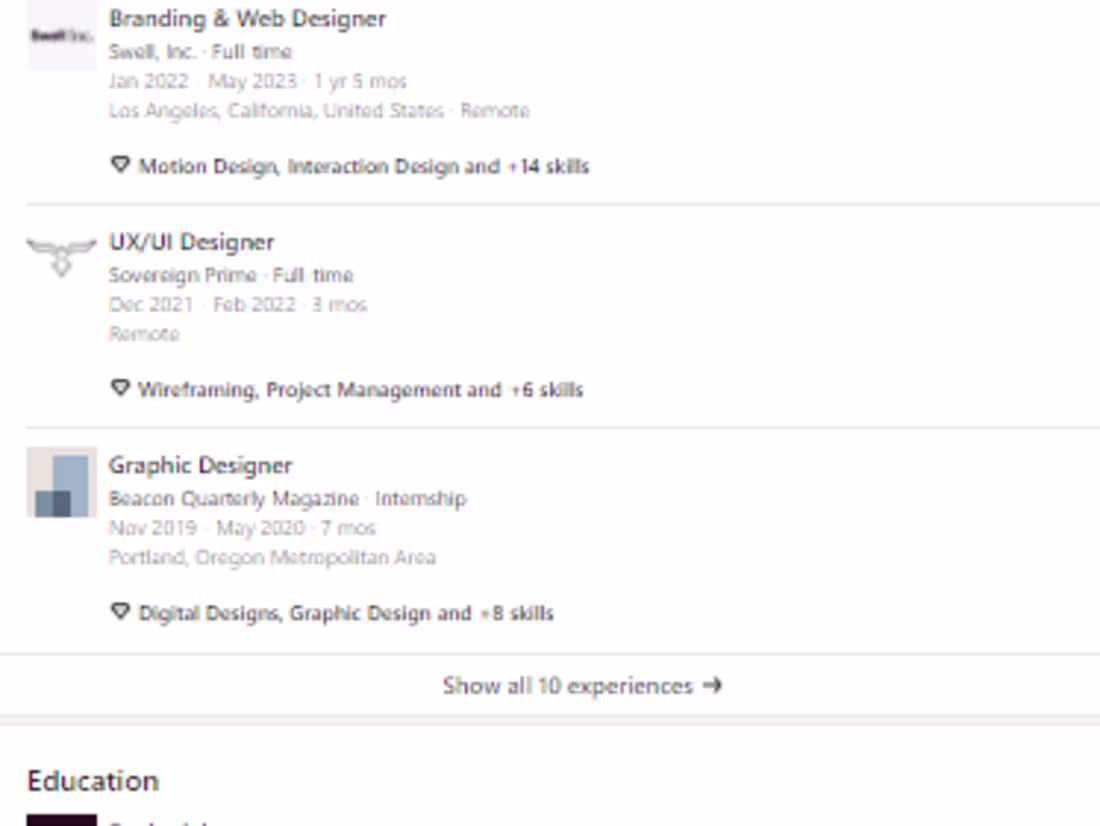 Cover image for My role. LinkedIn Optimization