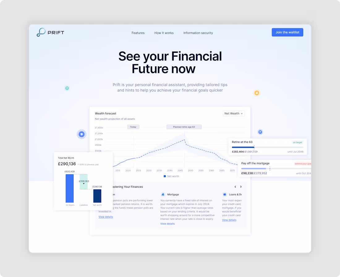 Cover image for MVP Design for Prift's Financial Platform