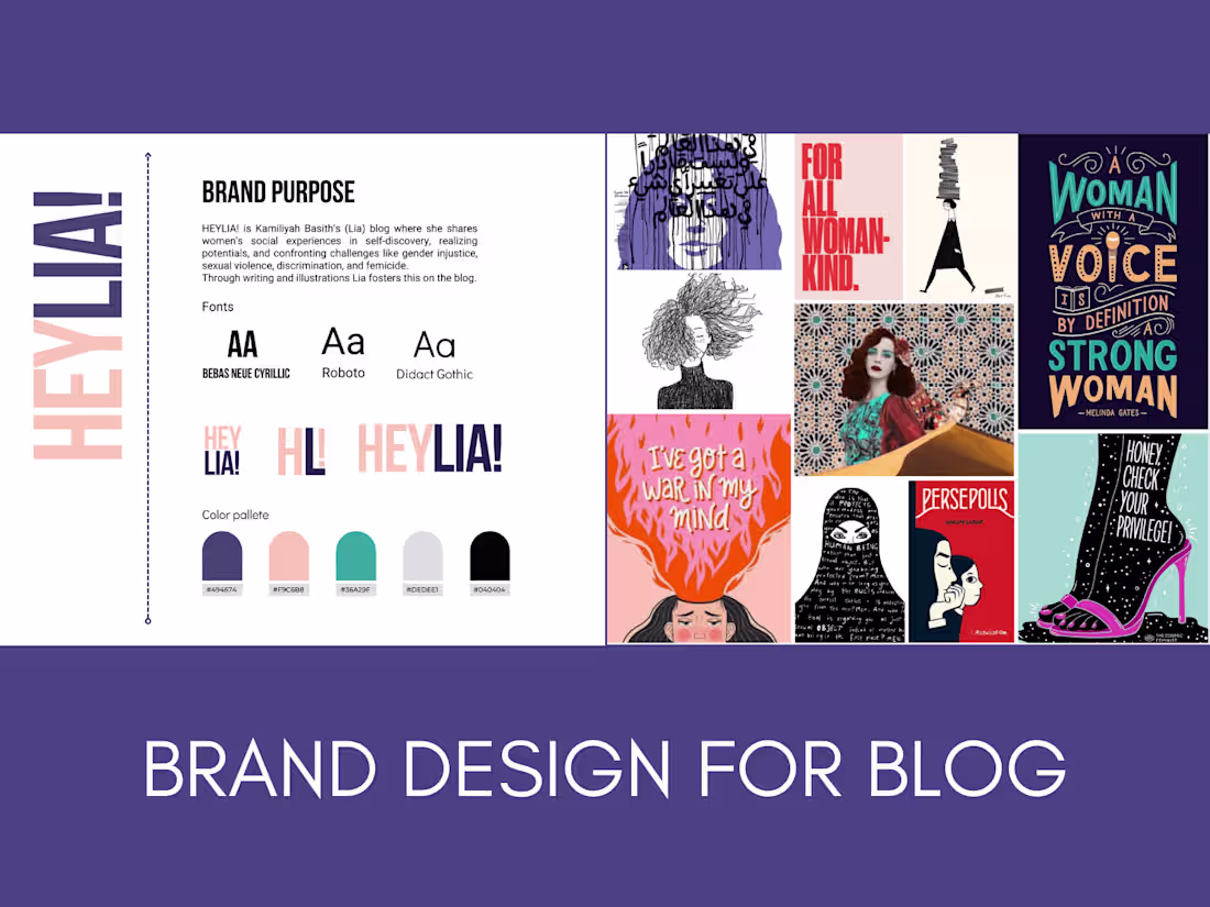Cover image for Brand Kit Design for Personal Blog