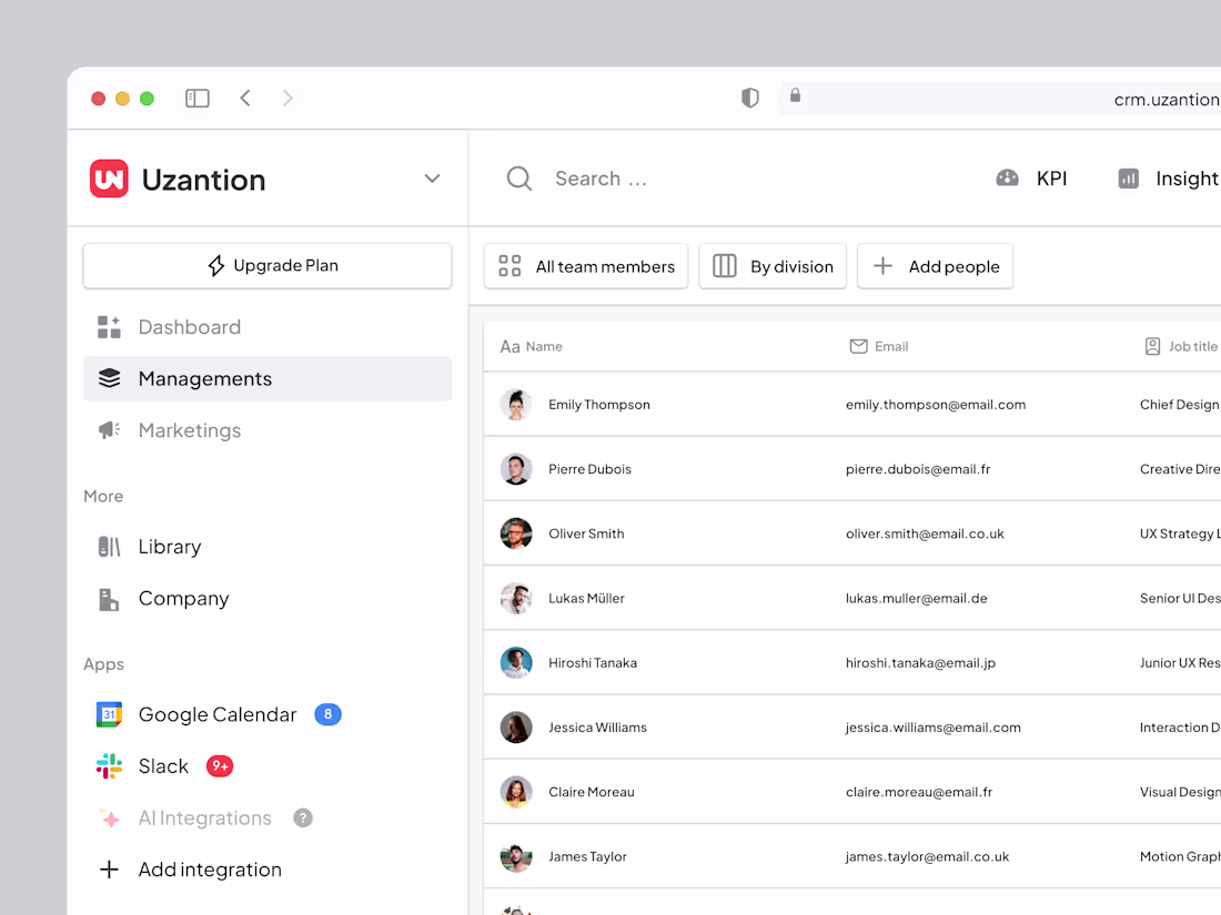Cover image for Member Area CRM AI Integration - Dashboard