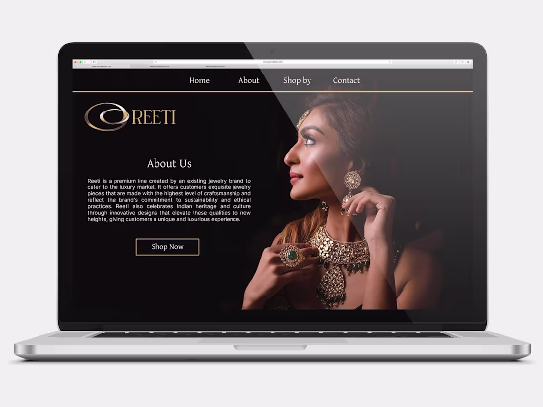 Cover image for Reeti (Branding for a Jewellery store) 