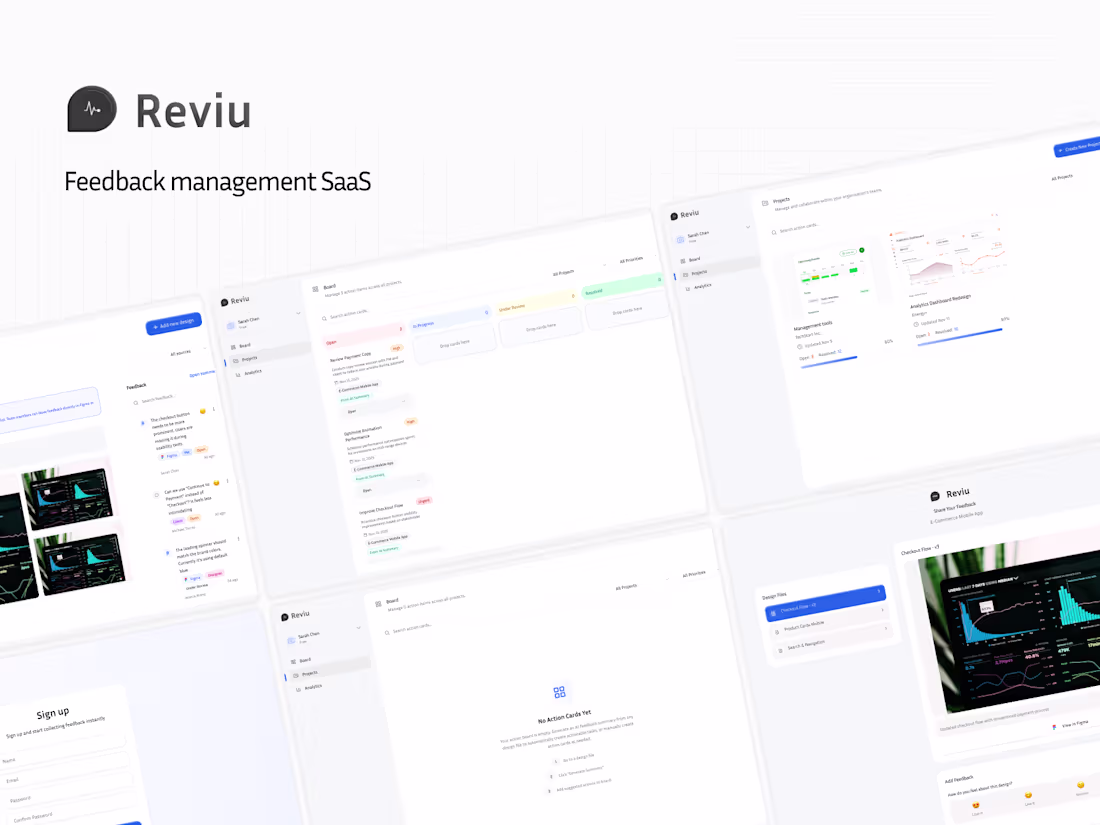 Cover image for Designing Reviu: Feedback Management SaaS