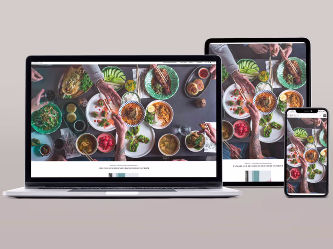 Cover image for Website Food Tours + Bookings