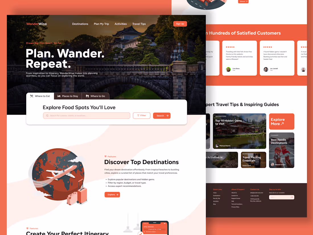 Cover image for Plan. Wander. Repeat.: Travel Planning Made Simple