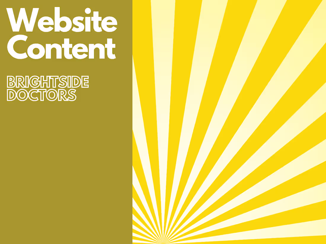 Cover image for Website Copy | Brightside Doctors