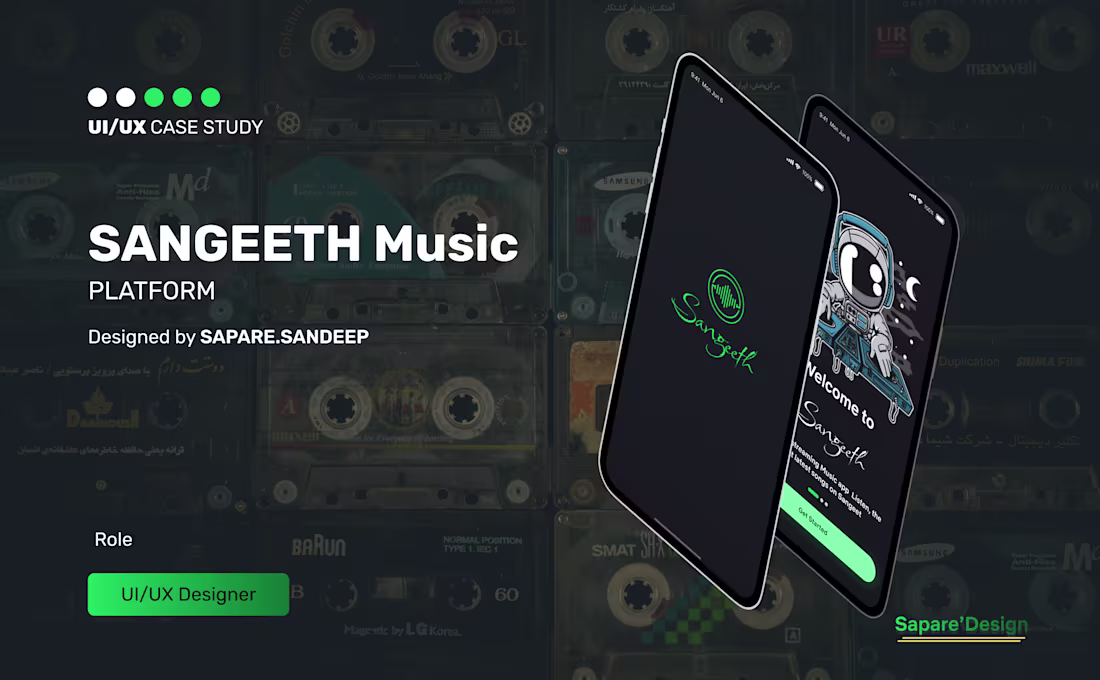 Cover image for Sangeeth Music App