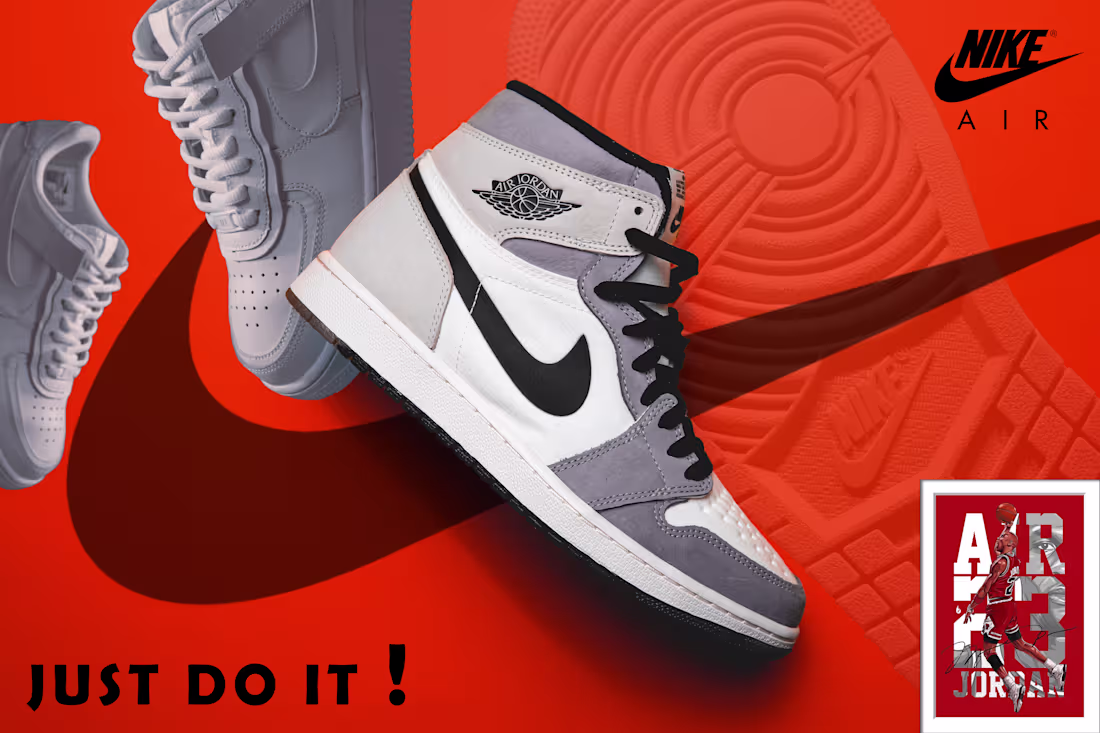 Cover image for Nike Air Sneaker Advertisement Design
A