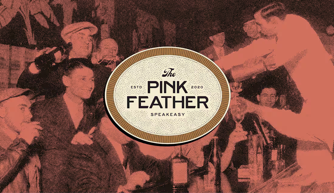 Cover image for The Pink Feather Brand Identity