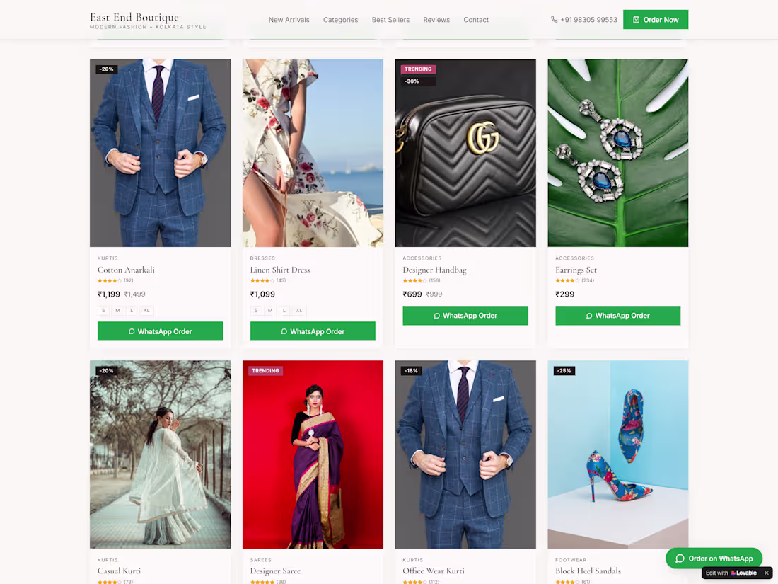 Cover image for Custom Online Shop website With