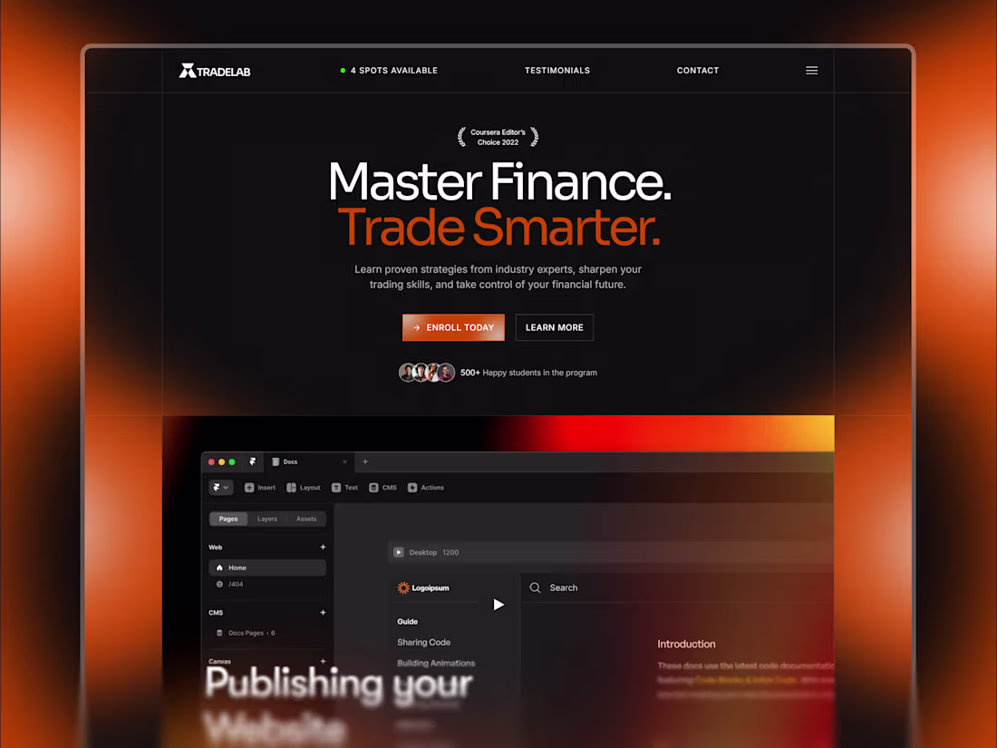 Cover image for Tradelab - Online Course & Education