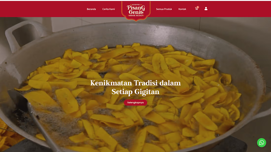 Cover image for Pisang Genit Website Development & SEO Optimization