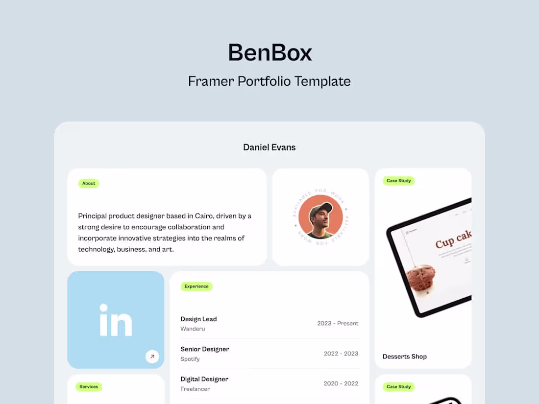 Cover image for BenBox – Portfolio Website