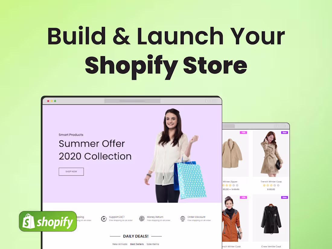 Cover image for Build & Launch Your Shopify Store 🚀