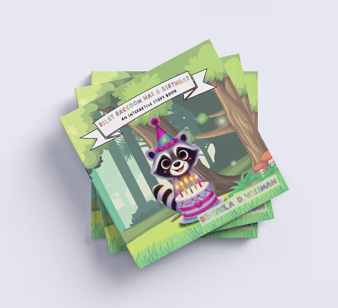 Cover image for Riley Raccoon Has a Birthday: An Interactive Story Book