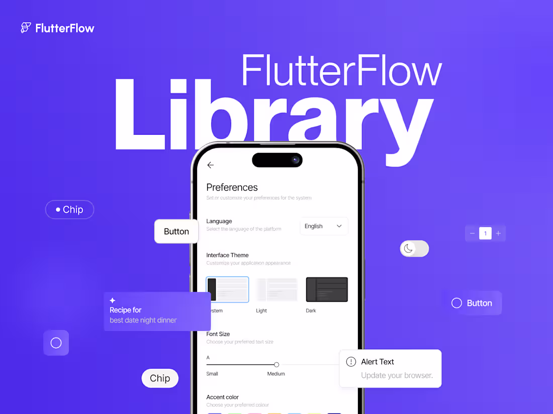 Cover image for Built for FlutterFlow: Official UI Bento Library