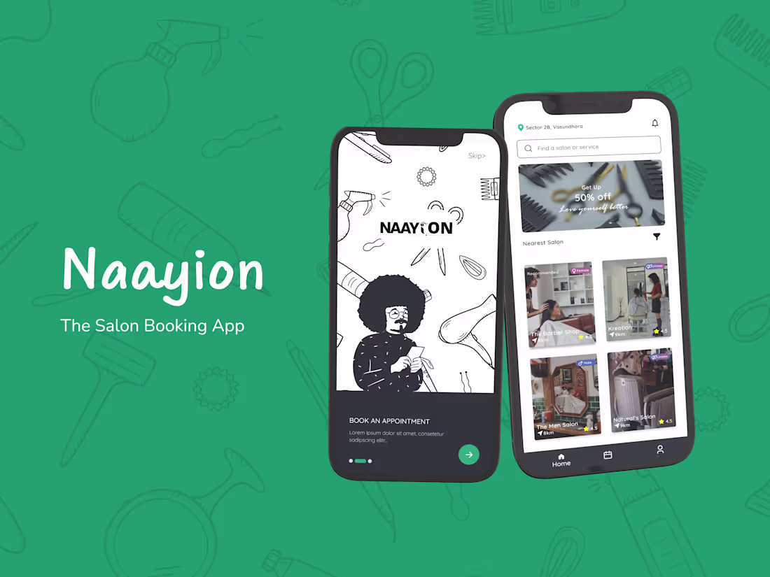 Cover image for Naayion Salon App