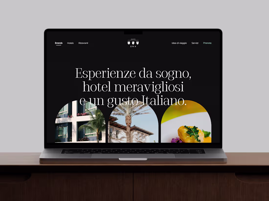 Cover image for UNA Hotel / Hotel & Booking Luxury Platform