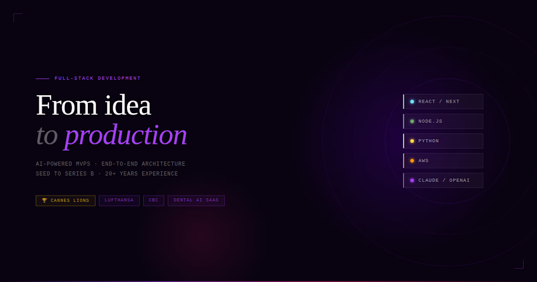 Cover image for Full-Stack AI MVP Development