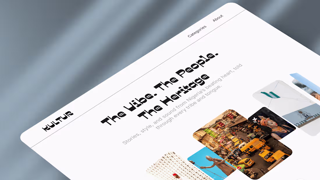 Cover image for Kultur: A Digital Cultural Experience