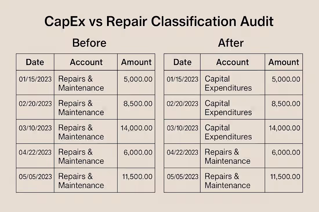 Cover image for CapEx Audit for Multi-family Real Estate Investment Firm