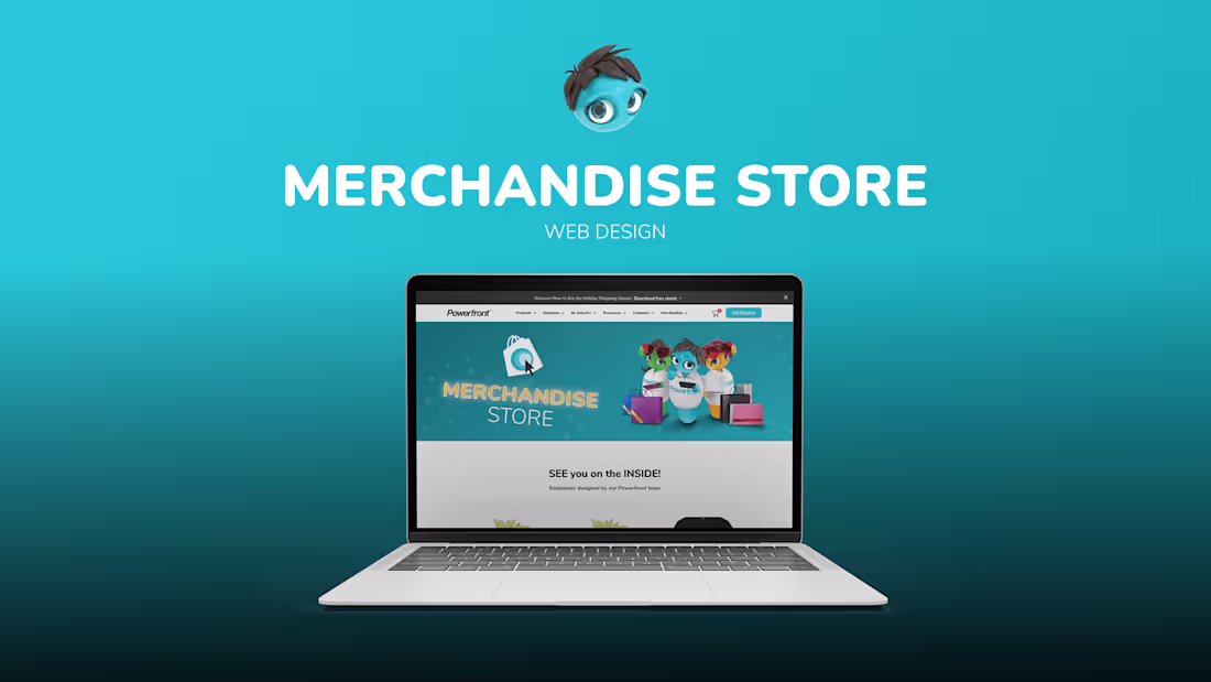 Cover image for Powerfront - Merchandise Store Design