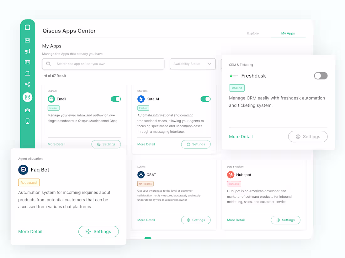 Cover image for Qiscus App Center 