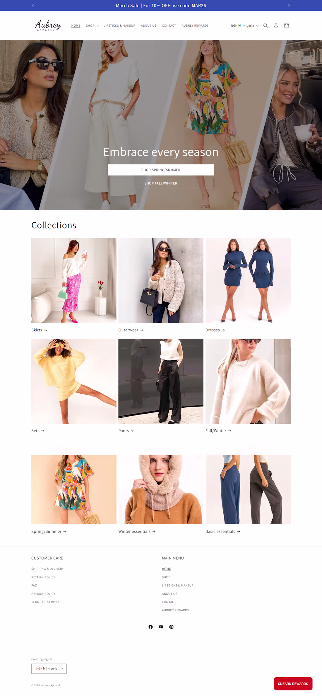 Cover image for Aubrey Apparel  : Full