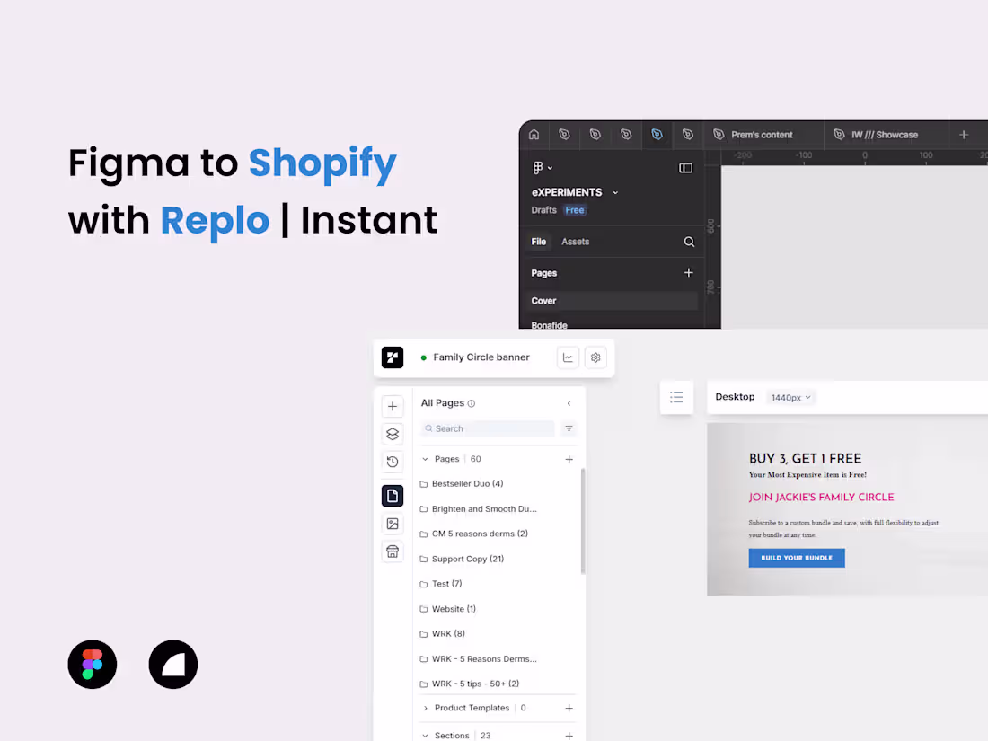 Cover image for Figma to Shopify with Replo | Instant