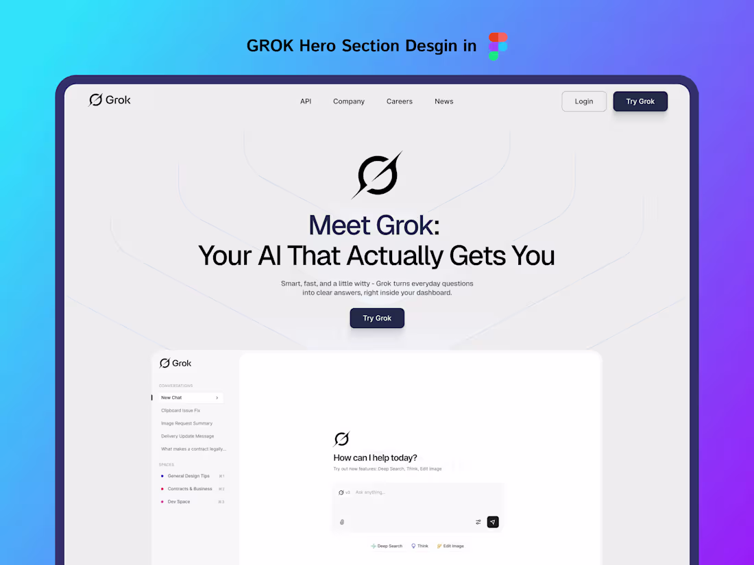 Cover image for Grok Boarding Redesign: AI-Powered Onboarding