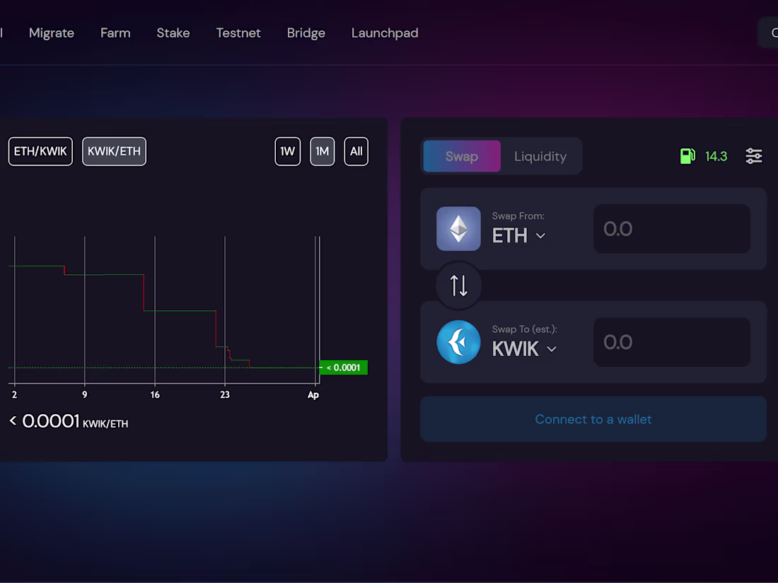 Cover image for Kwikswap Decentralized Exchange