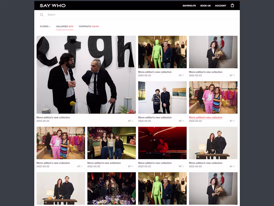 Cover image for Saywho.pro — CMS design