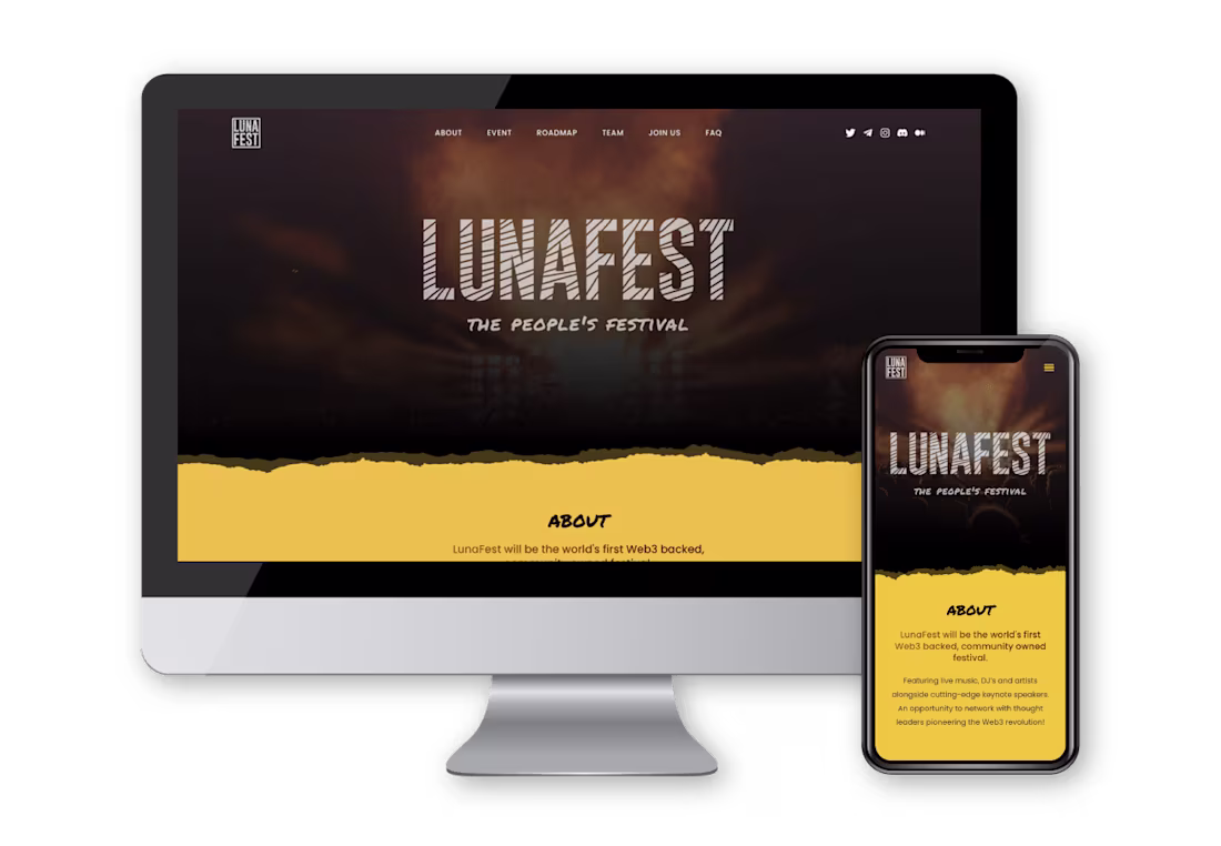Cover image for Web Design | LunaFest