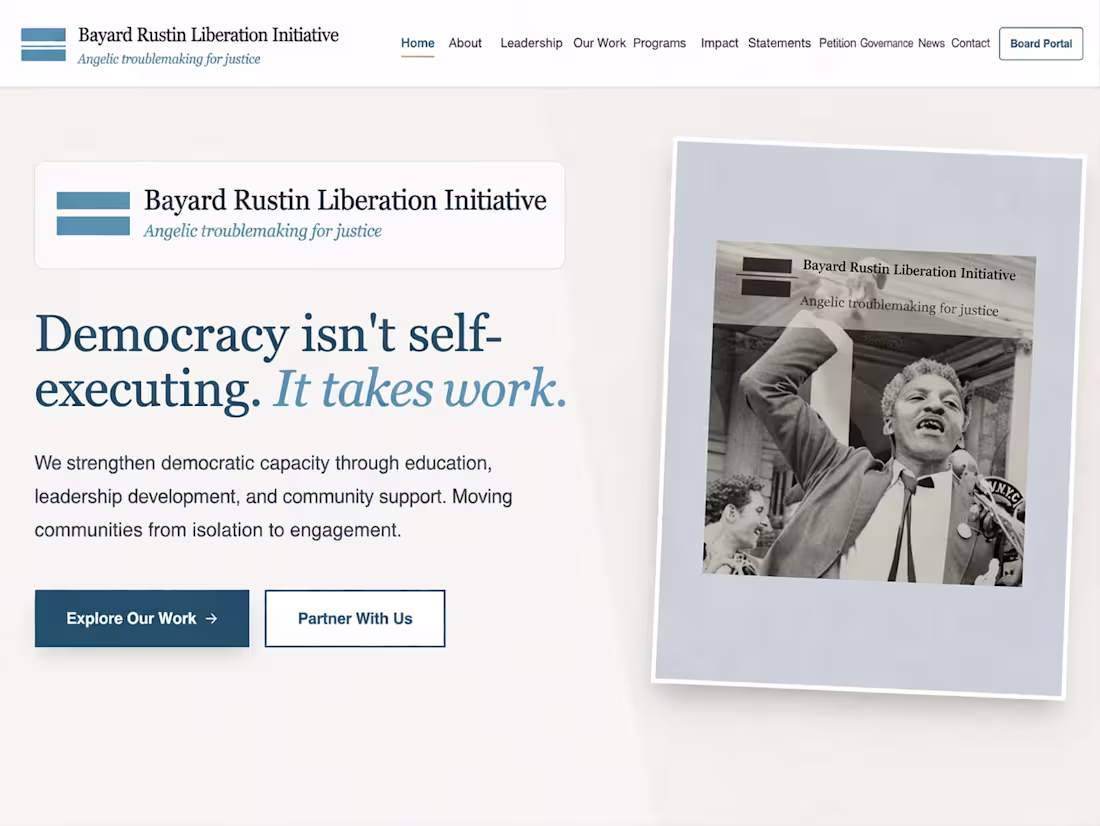 Cover image for I created this website for