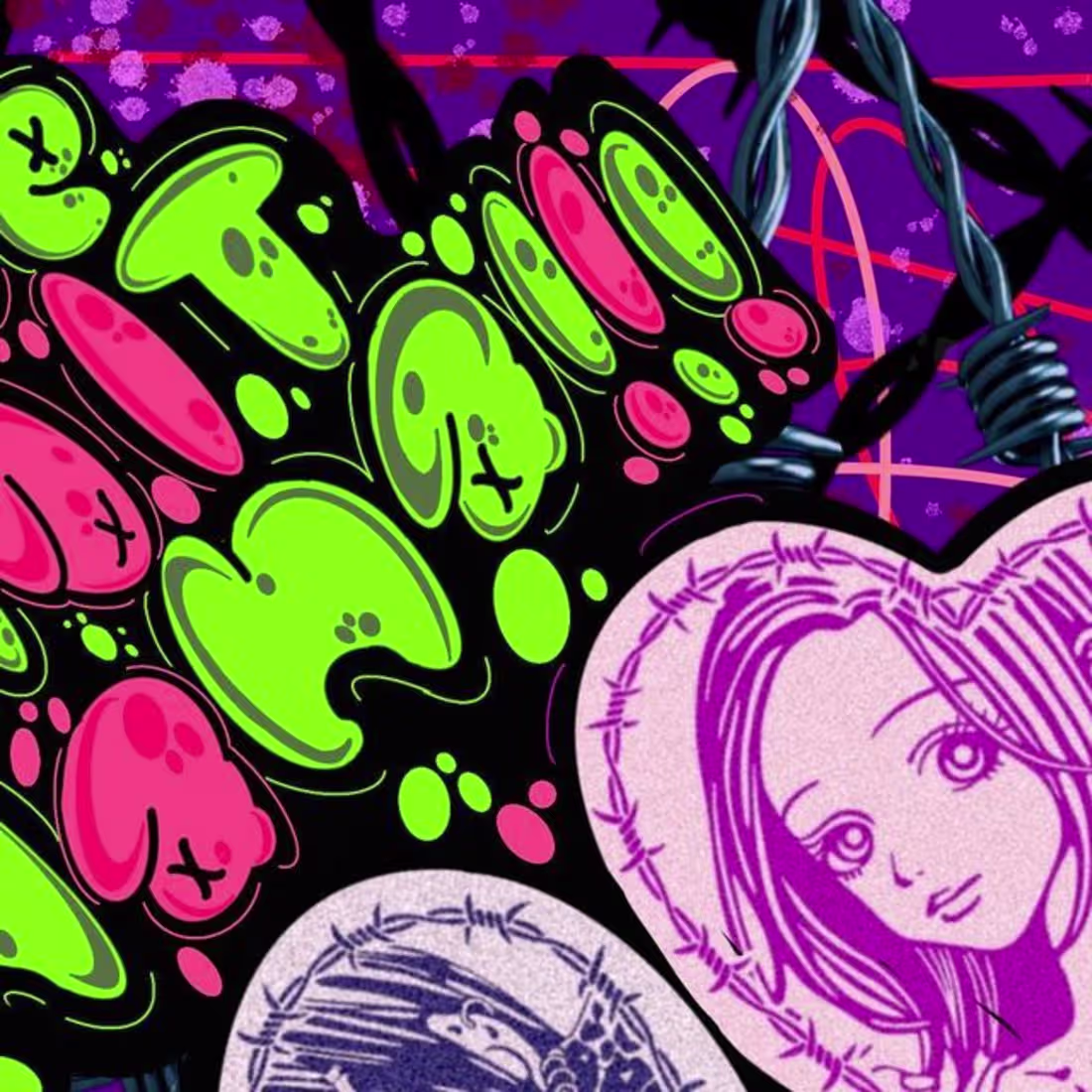 Cover image for @wxlf_graphics on Instagram: ”#art #graffiti #nana #anime #grad…