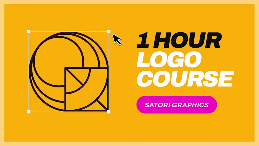 Cover image for FULL 1 Hour Logo Design Course (Everything You Need To Know) - …