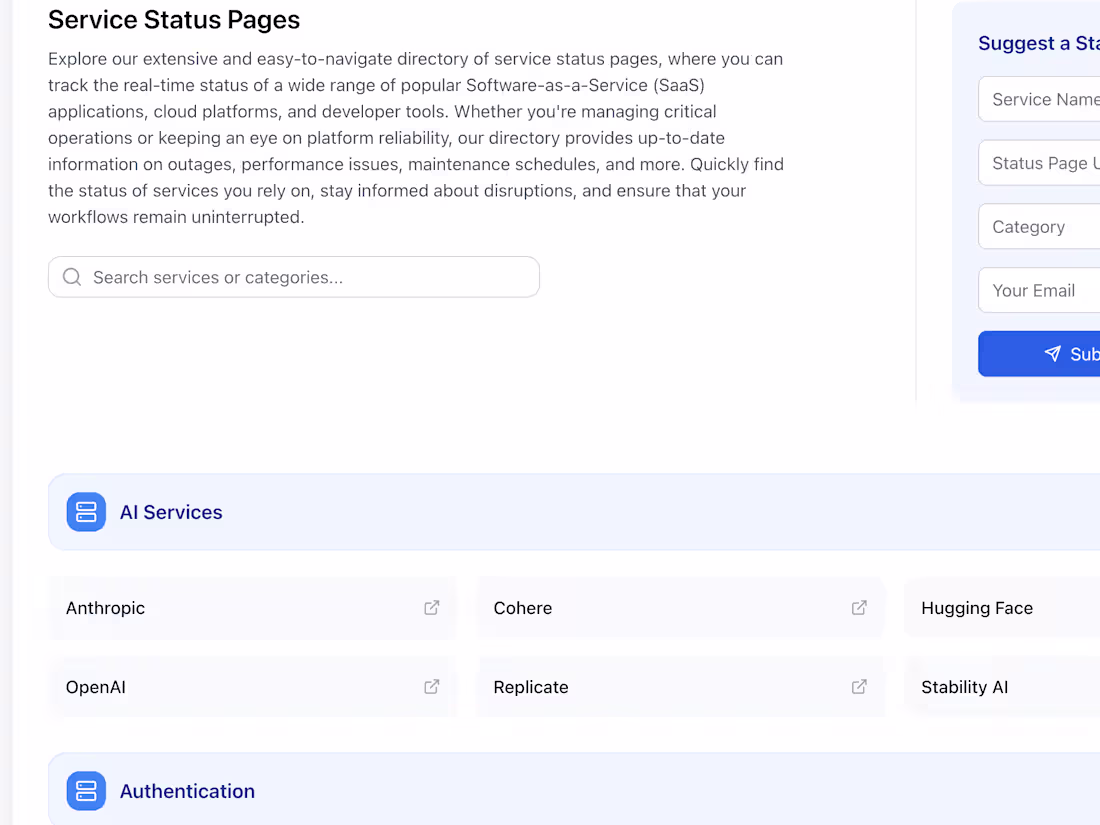 Cover image for With the recent outage for AWS, you might find this useful: ...