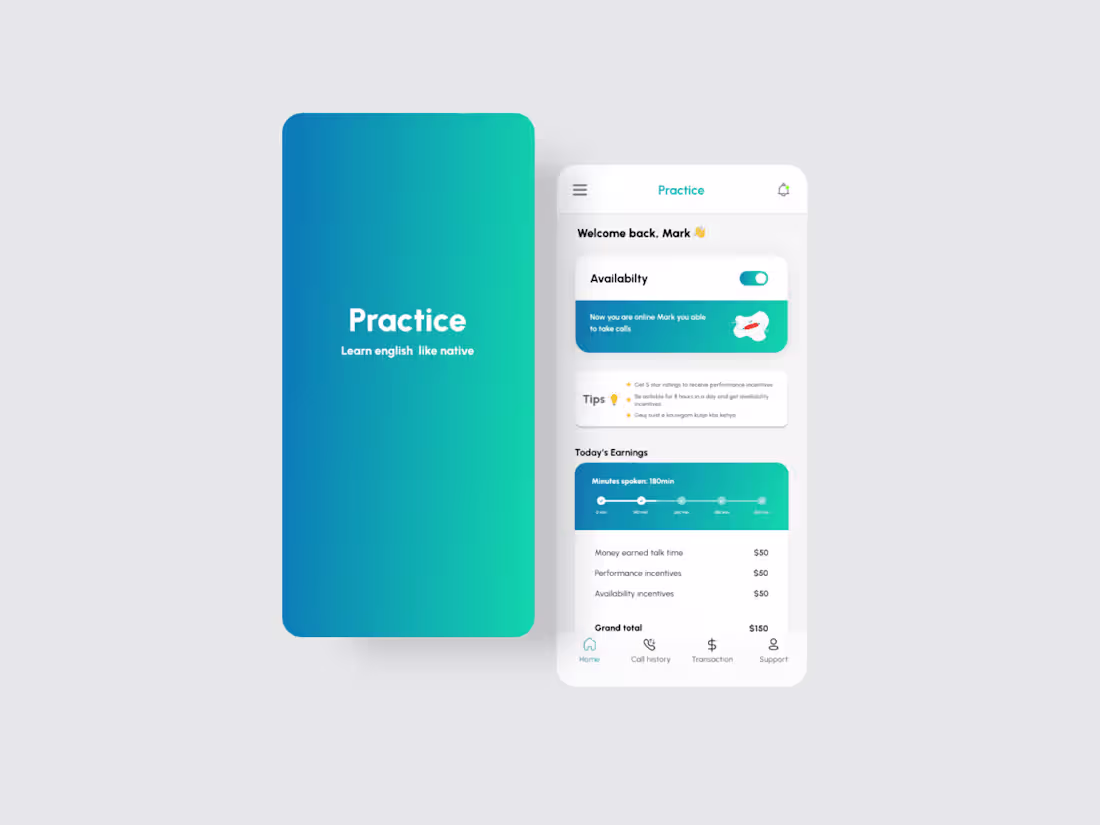 Cover image for Practice for Tutors (Online Tutoring App)
UX/UI Design