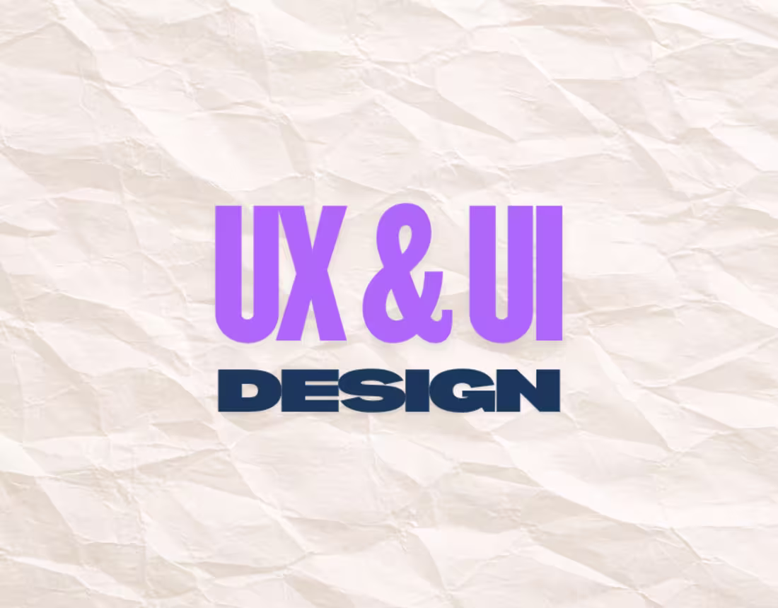 Cover image for UX & UI Design [Portfolio Pieces]