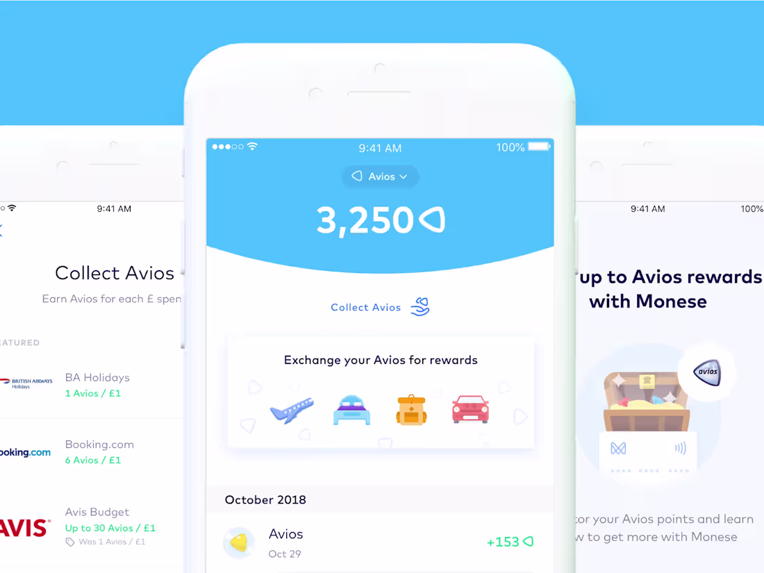 Cover image for Monese + Avios: A current account that’s also a reward centre