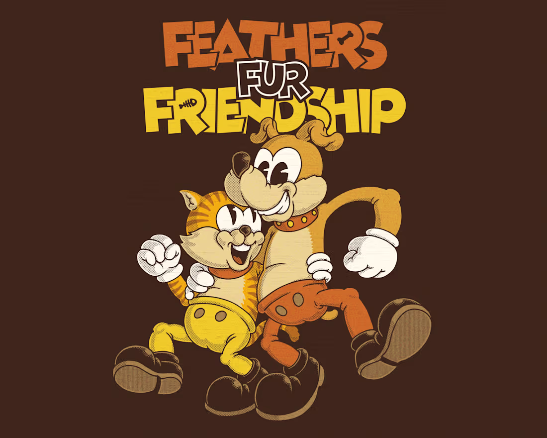 Cover image for FEATHERS FUR FRIENDSHIP