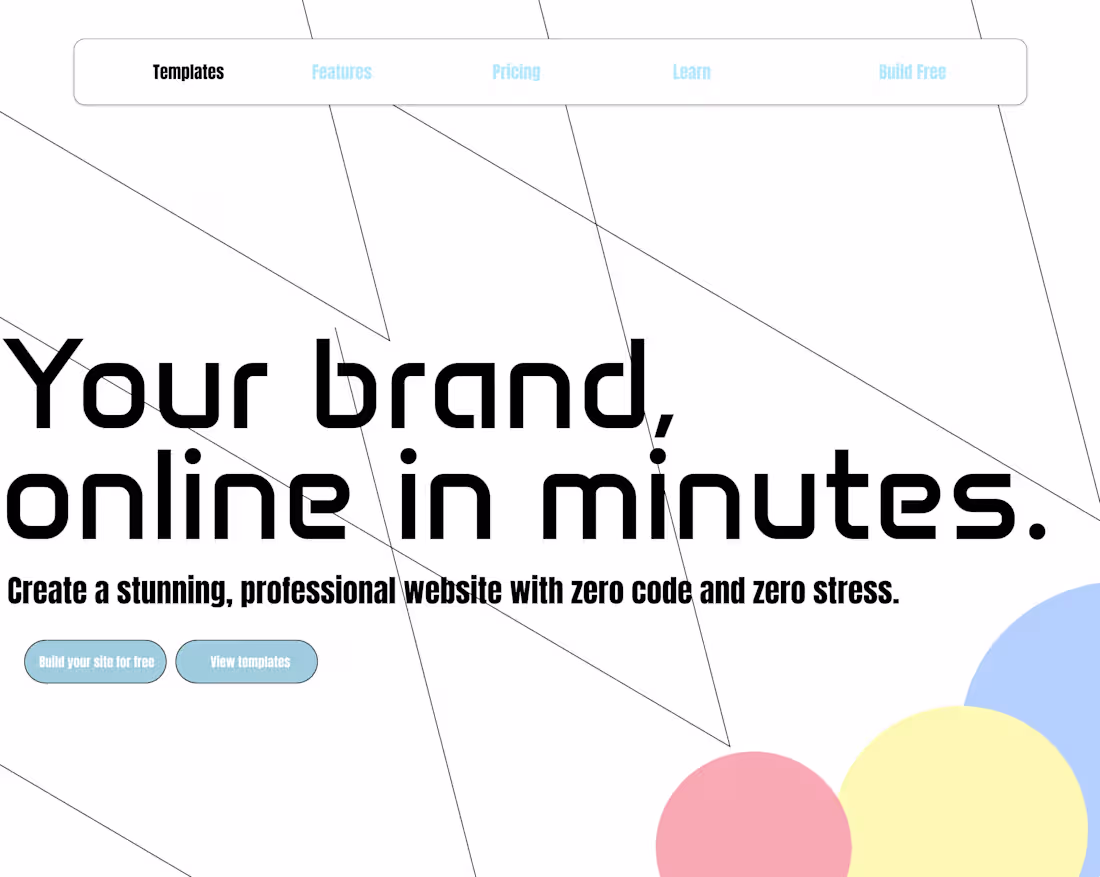 Cover image for Designed a clean SaaS landing