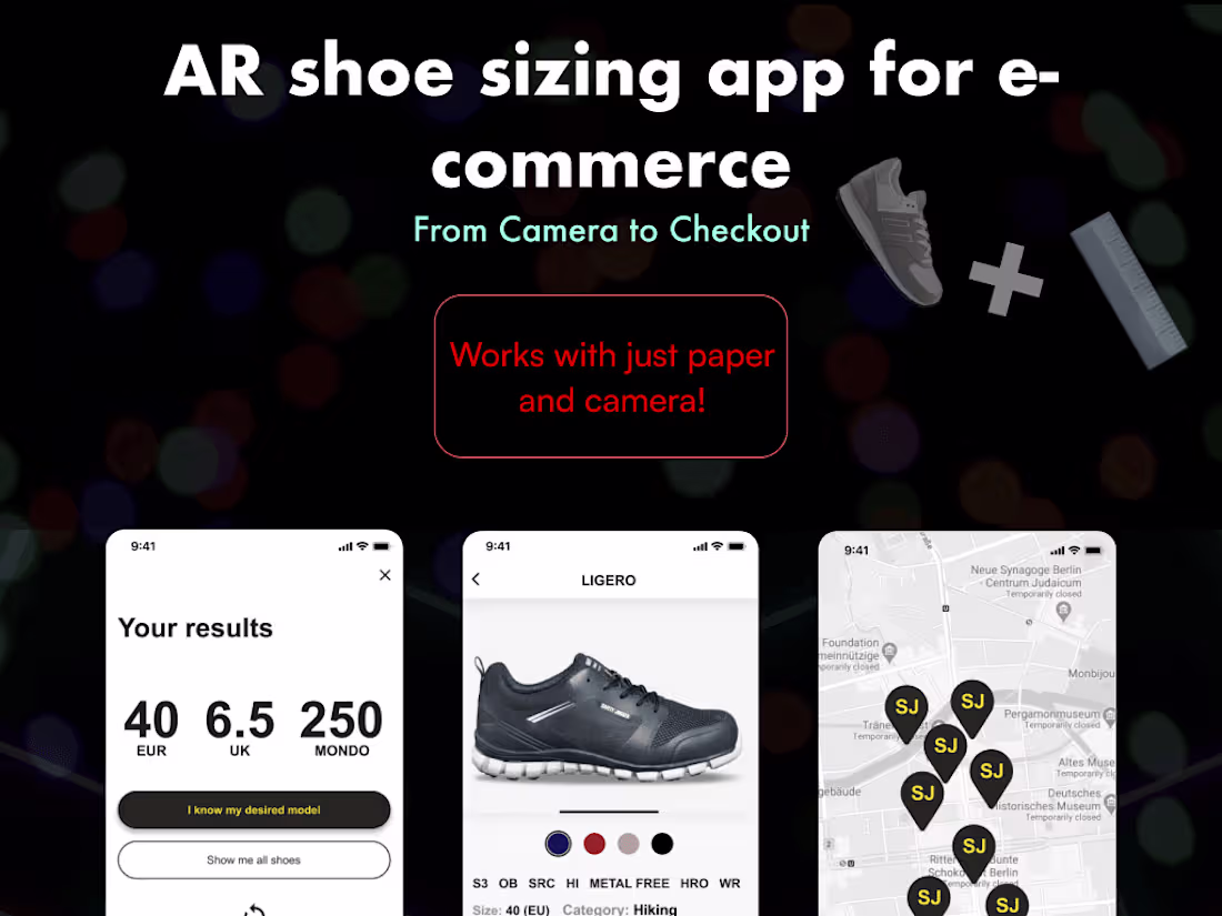 Cover image for AR Shoe Sizing App for E-Commerce - A Perfect Fit