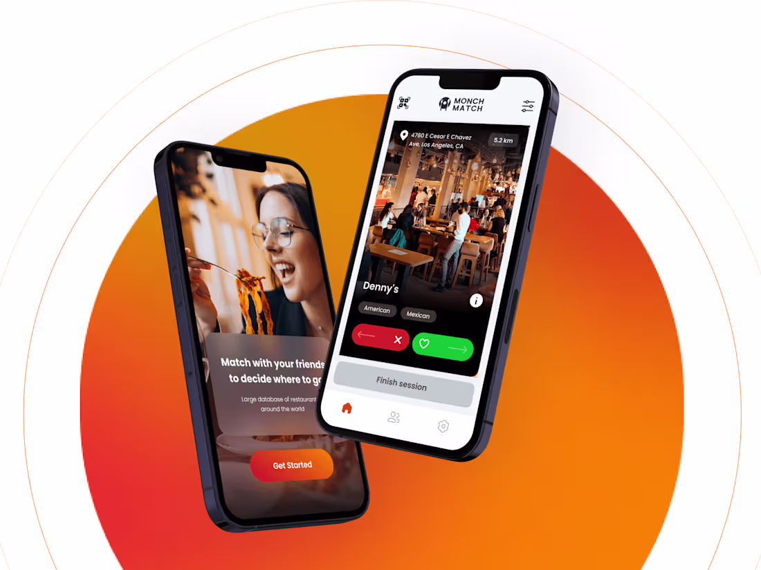 Cover image for Tinder-like mobile app for restaurants