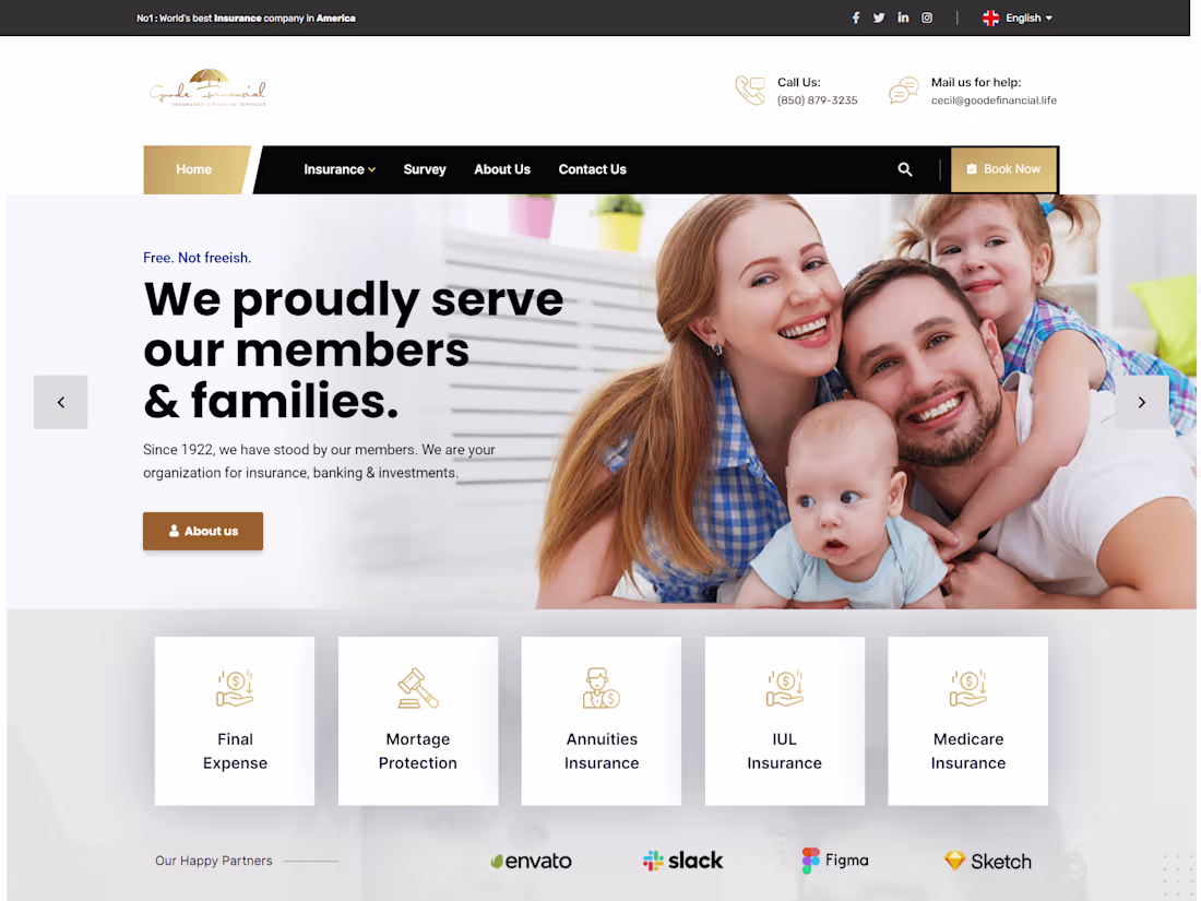 Cover image for WordPress Insurance Website Development