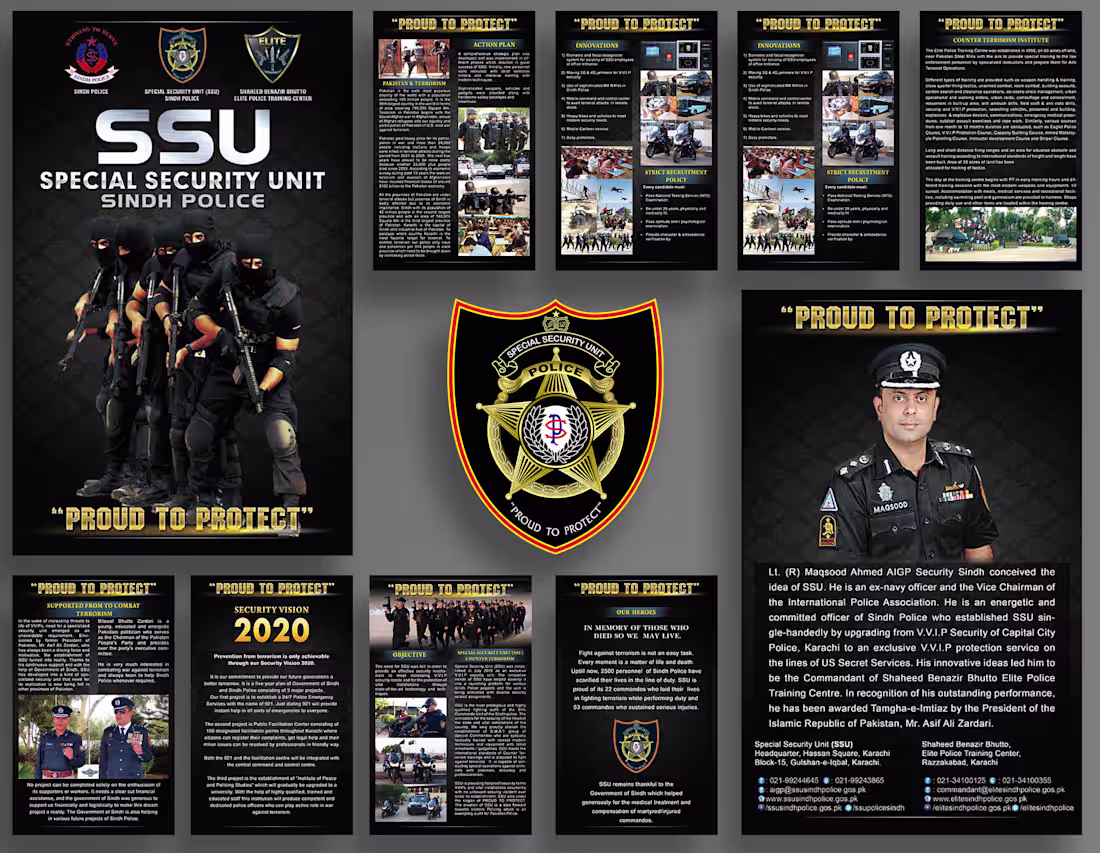 Cover image for Brochure design for Police department