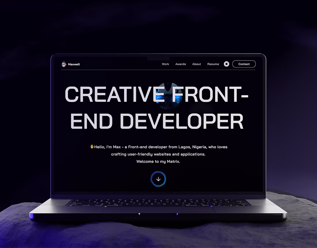 Cover image for Maxwell - Front End Developer Portfolio