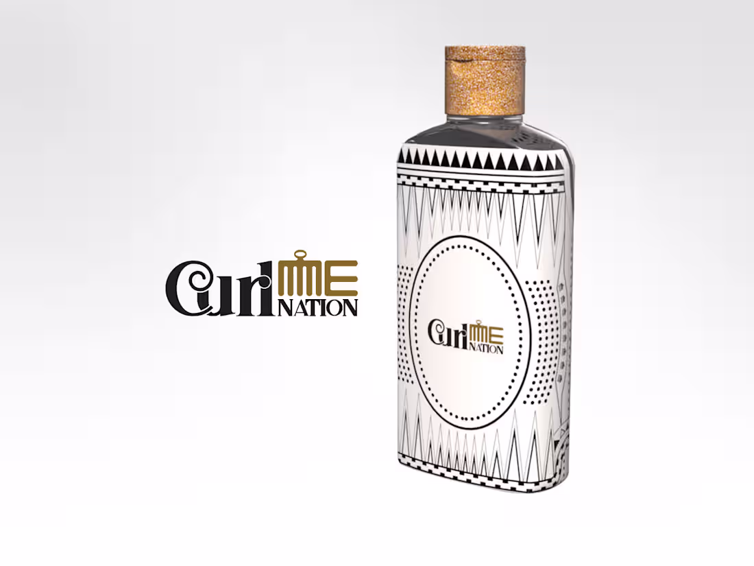 Cover image for The Curl Me Nation Brand design The Curl Me Nation logo brin...