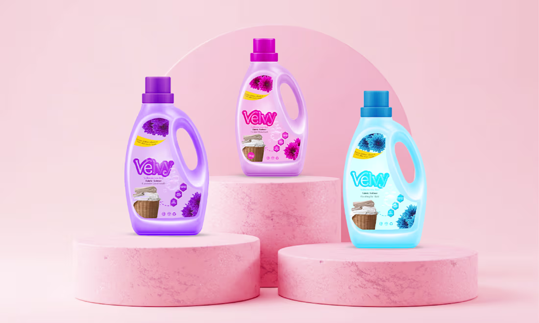 Cover image for I created a unique and colourful design for the velvy brand ...